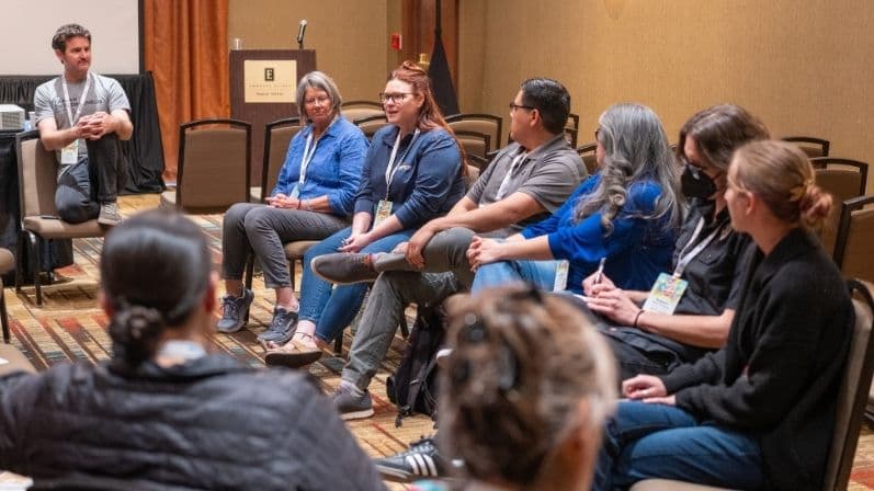 Educators at New Mexico Out-of-school time Panel Discussion on youth entrepreneurship and learning