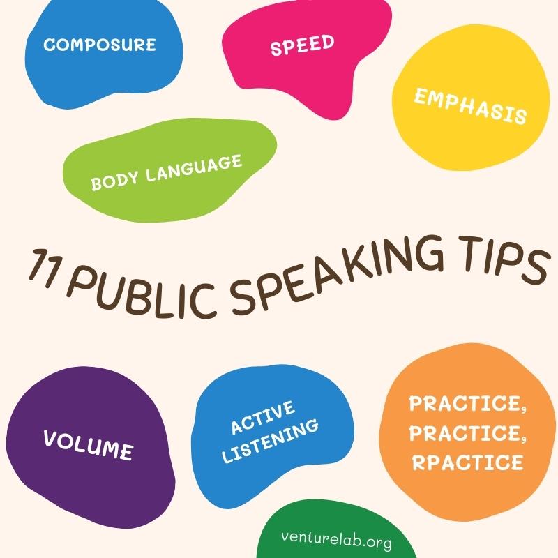 presenting a speech tips