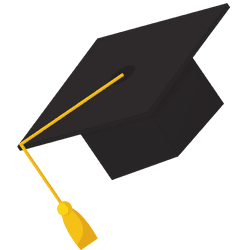 A black graduation cap with a gold tassel hanging from the top, symbolizing the achievements fostered by a robust k12 entrepreneur curriculum.