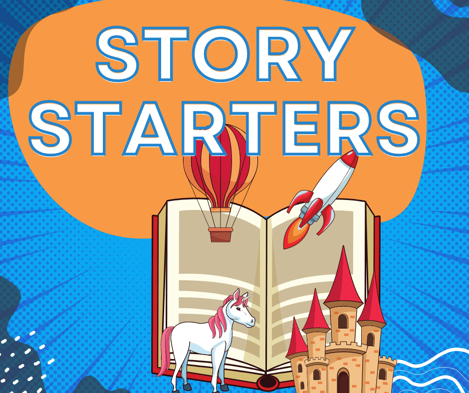 Start a story with story starter cards