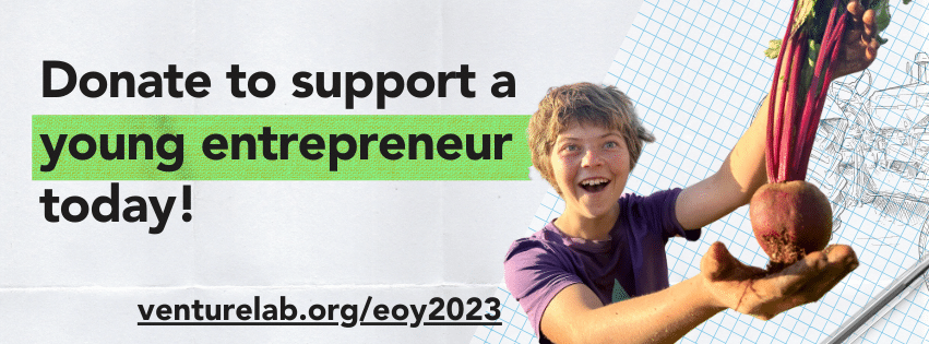 donate to support a young entrepreneur today