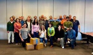 Dell Tech employees building VentureLab Kits.
