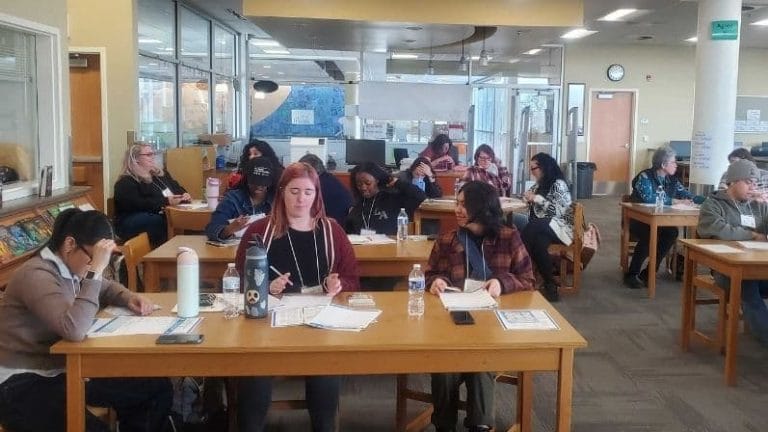 Afterschool Professionals attend the Utah afterschool Network's Northern Recharge Enjoying a Mindset Workshop